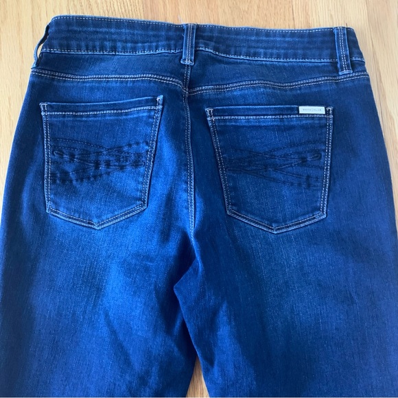 White House Black Market Contour Boot Leg Women Size 2R Blue Jeans Dark Wash - Picture 10 of 10
